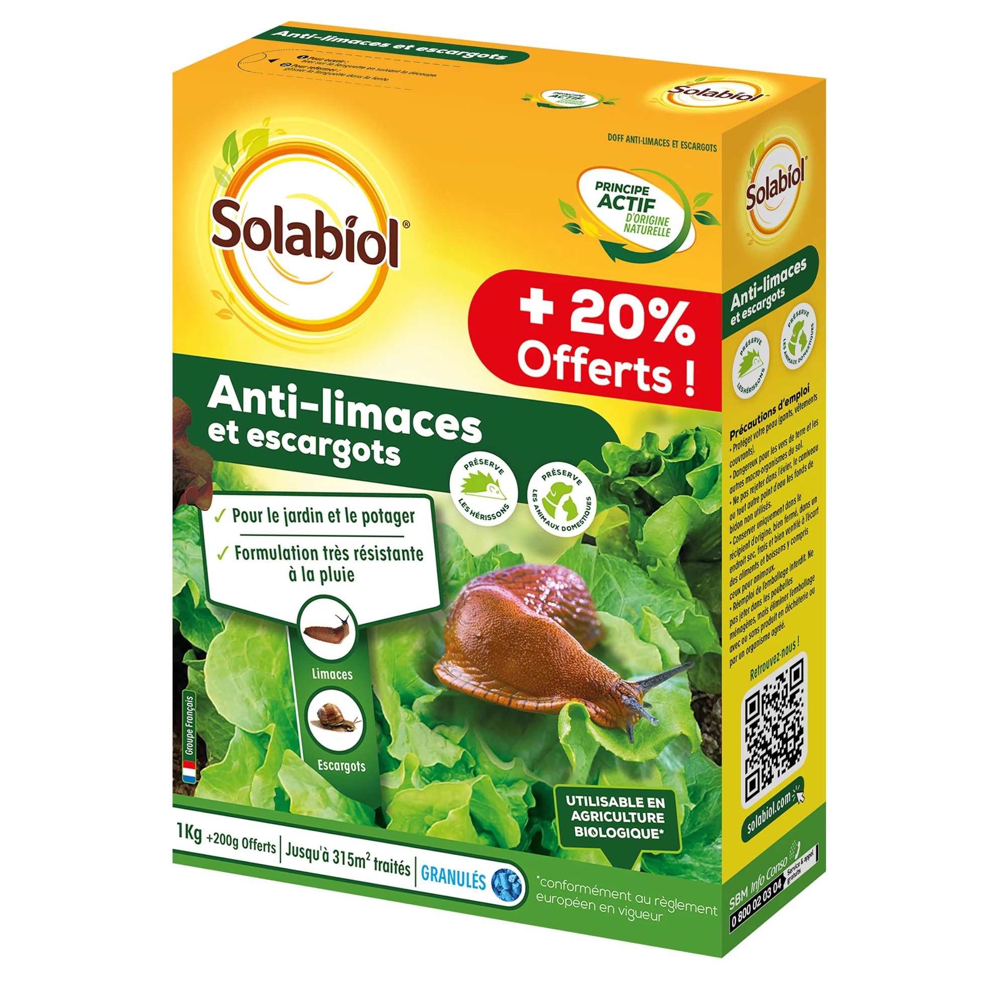 Anti-limaces et escargots SOLABIOL