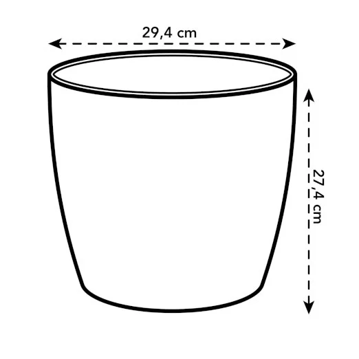 Cache-pot Brussels Round anthracite ELHO - Image 11