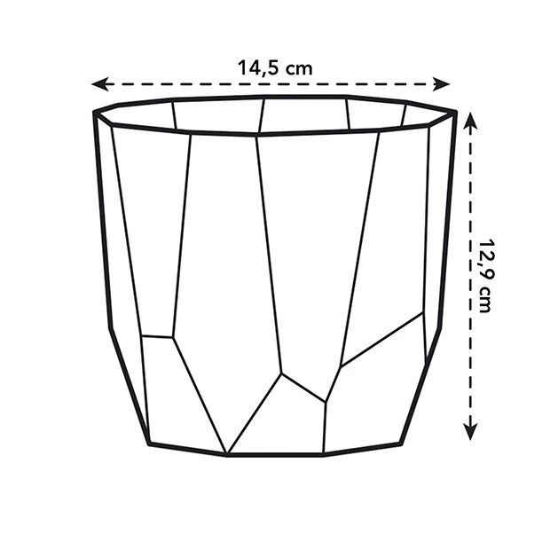 Elho Cache-pot B for rock gris - Image 2