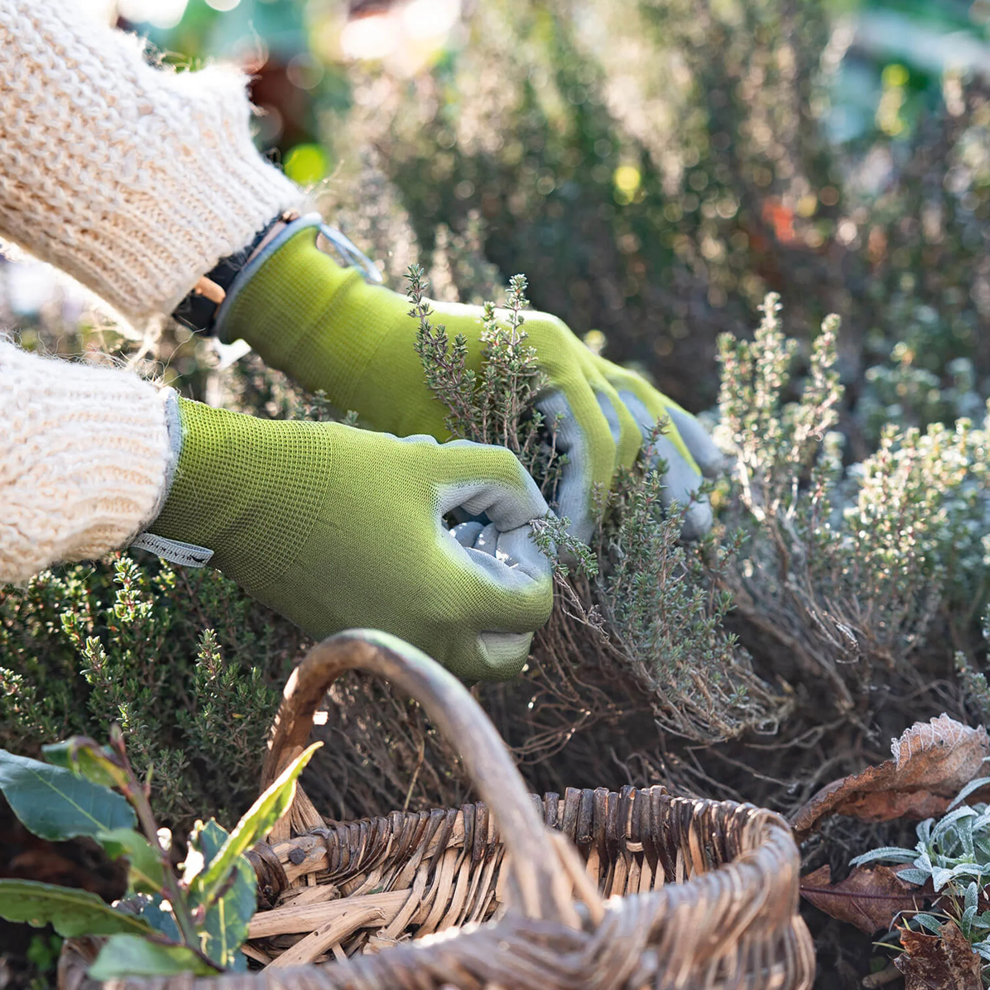 Gant de jardin vert anis - Image 3